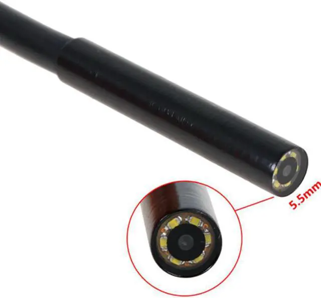 Alt view image 4 of 5 - 7mm Endoscope Micro USB Inspection Borescope Camera for Android PC Flexible IP67 Waterproof Notebook 6leds Adjustable