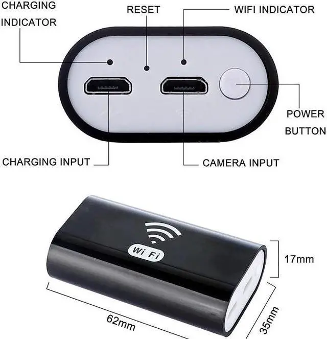 Alt view image 4 of 5 - Endoscope Camera HD720P 1m 1.5m 2m 3.5m 5m Soft Hard Cable 8mm Waterproof Iphone Android Windows Car inspection borescope