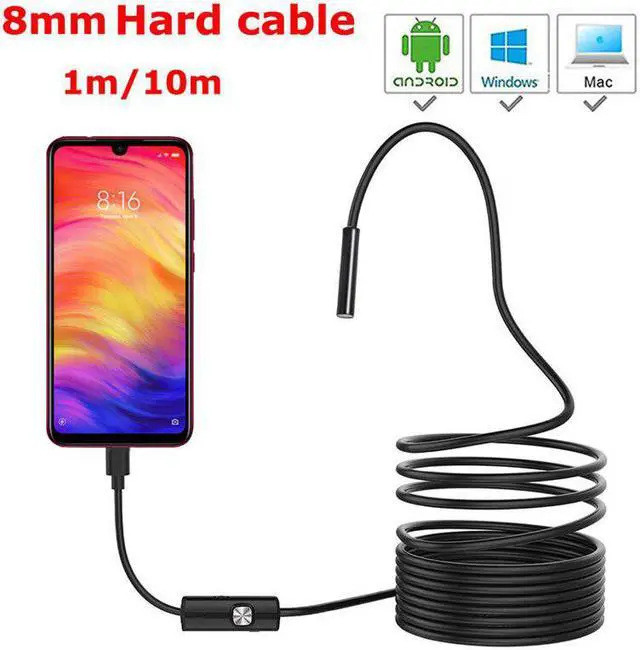 Main image of 8MM OTG Android Endoscope Camera 1M 2M 5M 10M Video Endoscope Borescope Inspection Camera Windows USB Endoscope for Car