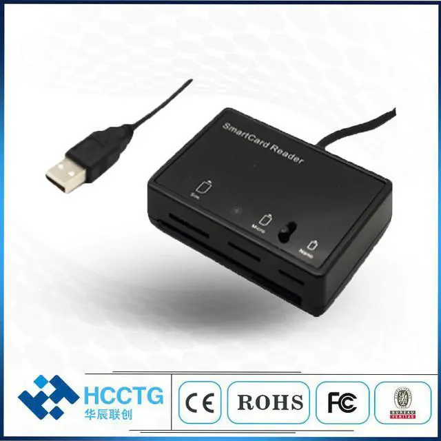 Alt view image 4 of 5 - Portable Linux Android USB Multi SIM Card Reader With With PC/SC CCID Protocal DCR3516