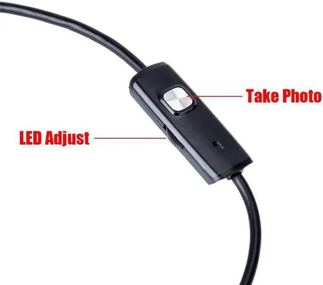 Alt view image 4 of 5 - 5.5mm 7mm 1M 2M 5M 3.5M USB Cable Waterproof 6LED Android Endoscope 1/9 CMOS Mini USB Endoscope Inspection Camera Borescope