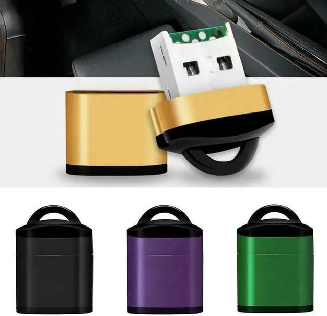 Alt view image 4 of 5 - Mini High Speed USB 2.0 Port Micro SD TF Memory Card Reader Adapter Aluminum Alloy Front Card Reader Laptop Accessories