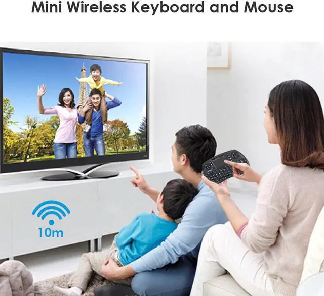 Alt view image 4 of 5 - Air Mouse Household Computer Safety Parts 2.4GHz Mini Set Keyboard for Set-Top Box Smart TV with Touchpad