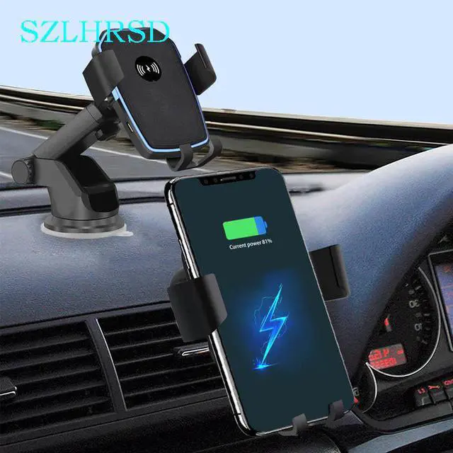 Main image of Note 20 Car Mount Qi Wireless Charger For Samsung Galaxy Note20 Ultra Quick Charge 10W Fast Car Phone Holder Stand