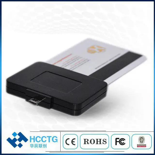 Alt view image 2 of 5 - Mobile Micro Usb Portable Smart Card Reader DCR32