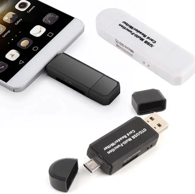 Alt view image 3 of 5 - 2020 NEW Usb 2.0 Multi Memory Card Reader OTG for Android Adapter Cardreader for Micro SD/TF Microsd Readers Laptop Computer