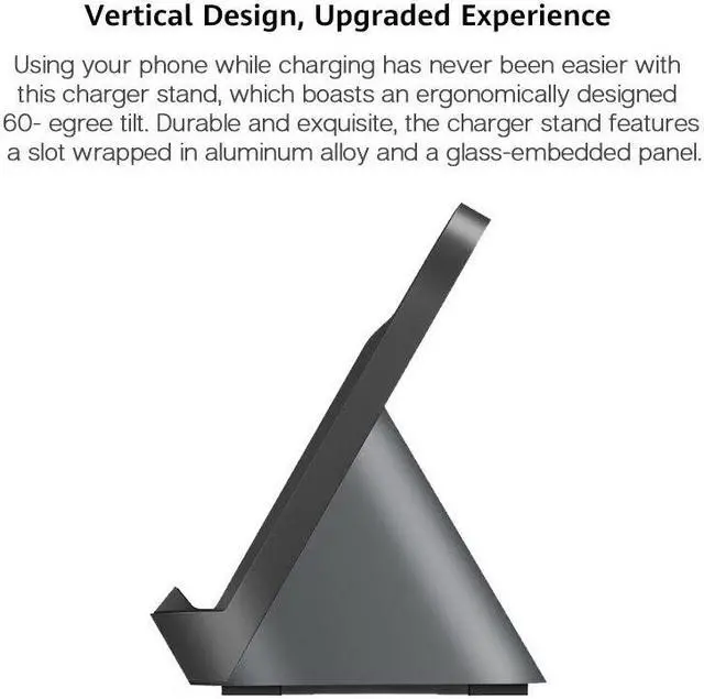 Alt view image 2 of 5 - Global Version  CP62 SuperCharge Wirelese Charger Stand Max 40W Support For Android ios