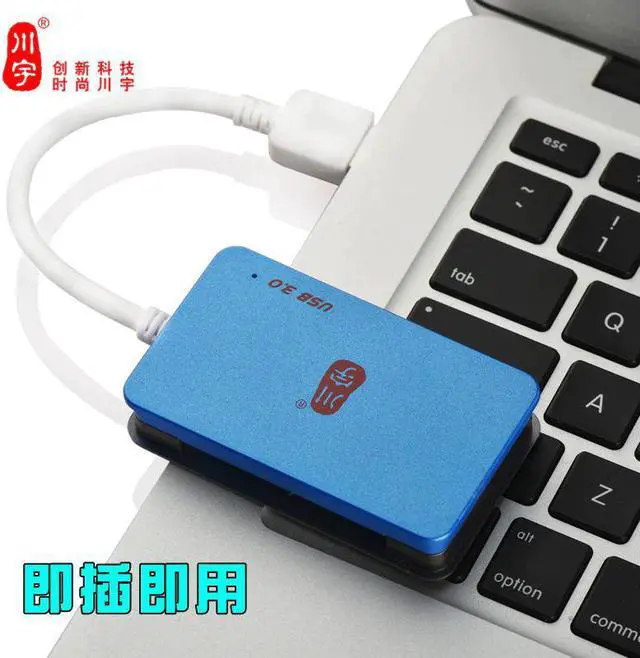 Alt view image 5 of 5 - C385 USB 3.0 Card Reader Micro SDXC SDHC TF Memory Card Reader Mini Adapter For Micro SD / CF / MMC/ MS Pro Duo/ MicroSD