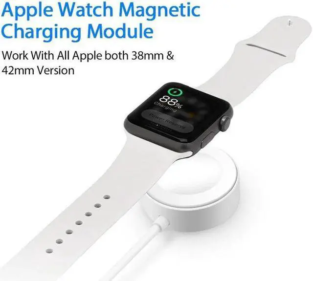 Alt view image 2 of 5 - Charger Magnetic Charging Cable For  Watch Series 2 3 USB Magnetic Charge Cable 1m for  Watch 38/42mm Charger