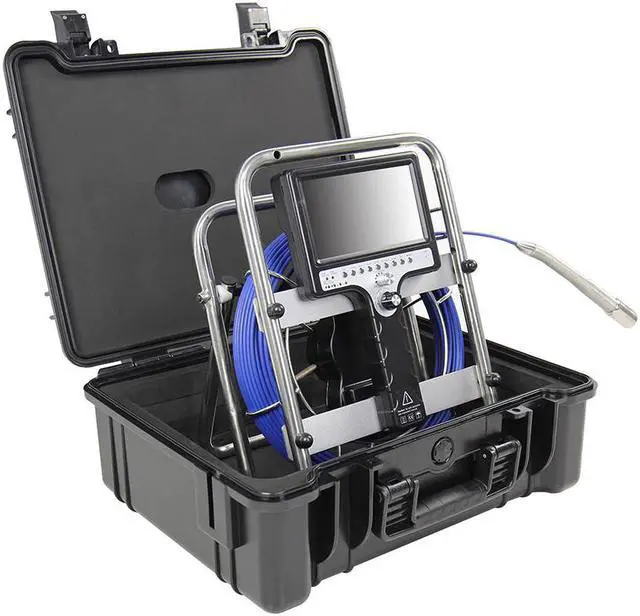 Alt view image 3 of 5 - 28mm Self Leveling Pipe Locating Drain Sewer Inspection Camera Snake Endoscope Meter Counter Borescope