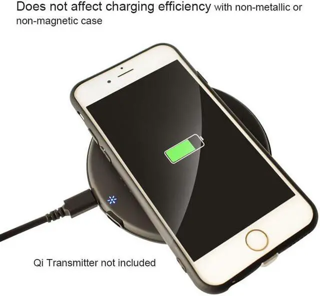 Alt view image 5 of 5 - Qi Wireless Charger Receiver TI Fast Charging for Lightning iPhone 5 5S 5C SE 6S 7 7Plus Android Micro-USB Type-C Phones