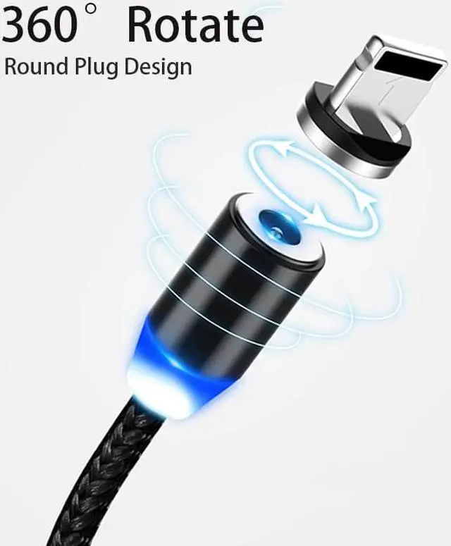 Alt view image 2 of 5 - Magnetic USB Cable Fast Charging USB Type C Cable Magnet Charger Data Charge Micro USB Cable Mole Phone Cable USB Cord