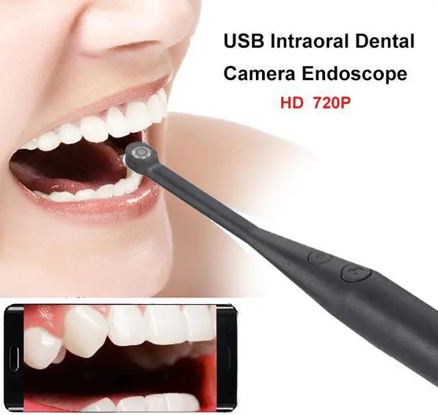 Alt view image 2 of 5 - Camera 720P HD 2MP Intraoral Endoscope 6 LED USB Inspection Oral Real-time Video Inspect Camera Tooth Camera