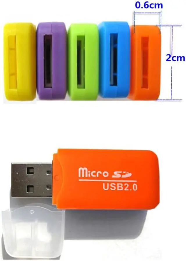 Alt view image 4 of 5 - 2.0 card reader high speed flash drive support 4gb 8gb 16gb 32gb 64gb 128gb 256gb card tf reader