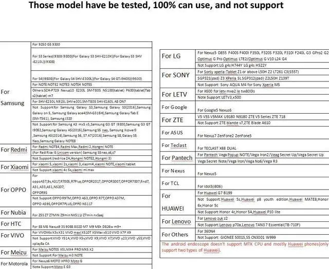 Alt view image 2 of 5 - 7mm 5.5 Endoscope Camera Flexible IP67 Endoscopic Waterproof 6 LEDs Inspection Endoscope Camera for Android Micro USB OTG Type C