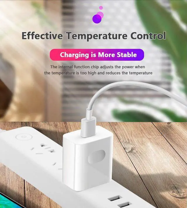 Alt view image 2 of 5 - 40W Super Fast Charger with 5A type C USB charging Data Cable for  P40/Mate 30  iphone US Japan korea 110V-220V