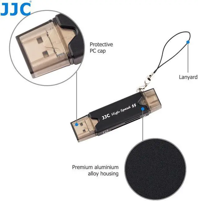Alt view image 4 of 5 - USB 3.0 Card Reader SD TF Micro SD Card Reader For Laptop Computer Smart Phone Tablets Micro USB 2.0 Type-C USB 3.0 Ports