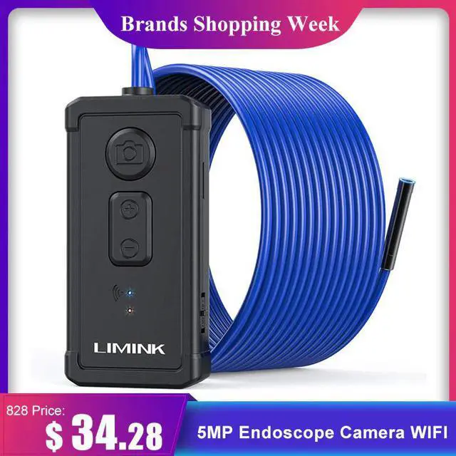 Main image of 1944P HD WiFi Borescope Snake Camera 5MP Endoscope Camera Wireless IP67 Waterproof Inspection Camera for iOS & Android