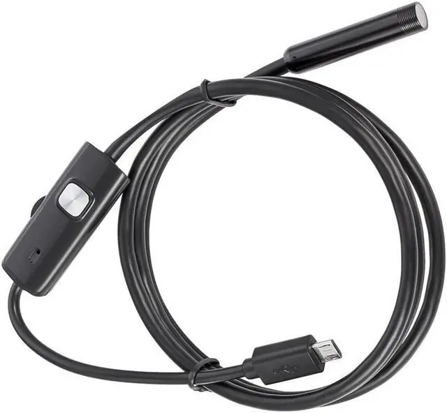 Alt view image 2 of 5 - 5.5mm Android and PC Endoscope 1M 1.5M 3.5M 5M Soft Cable and Hard Cable 6 LED Smartphone OTG Borescope USB Inspection Camera
