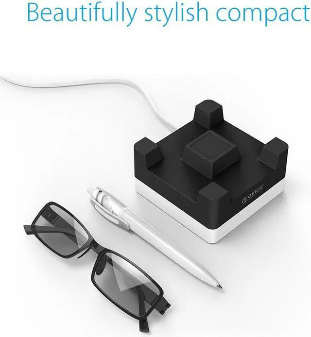 Alt view image 5 of 5 - USB Charger 4 Port Desktop Charger With Phone / Tablet Mount Charge for Mobile Phone