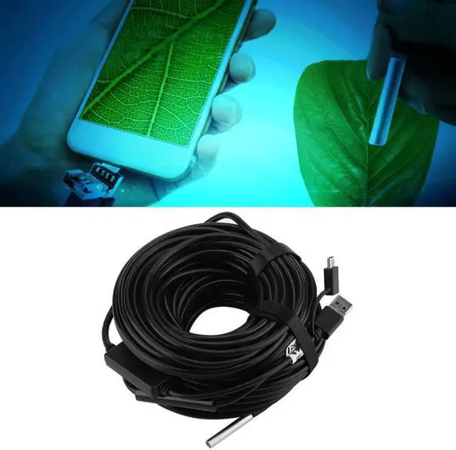 Alt view image 5 of 5 - 3 IN 1 20 Meter 5.5mm USB Endoscope with 720P Waterproof Camera for Pipe Car Inspection