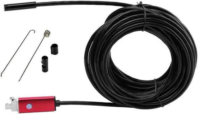 Alt view image 5 of 5 - 2m 5m 10m USB Waterproof Endoscope Borescope Snake Inspection Video Camera 0.3MP 480P 5.5mm Diameter Lens For PC Window