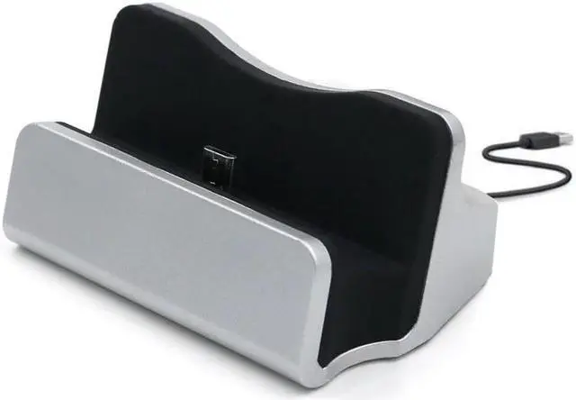 Alt view image 5 of 5 - USB Cable Cradle Charger Base for  Android Type C  S9  Stand Charging Holder Dock Station For iPhone X 8 7 6