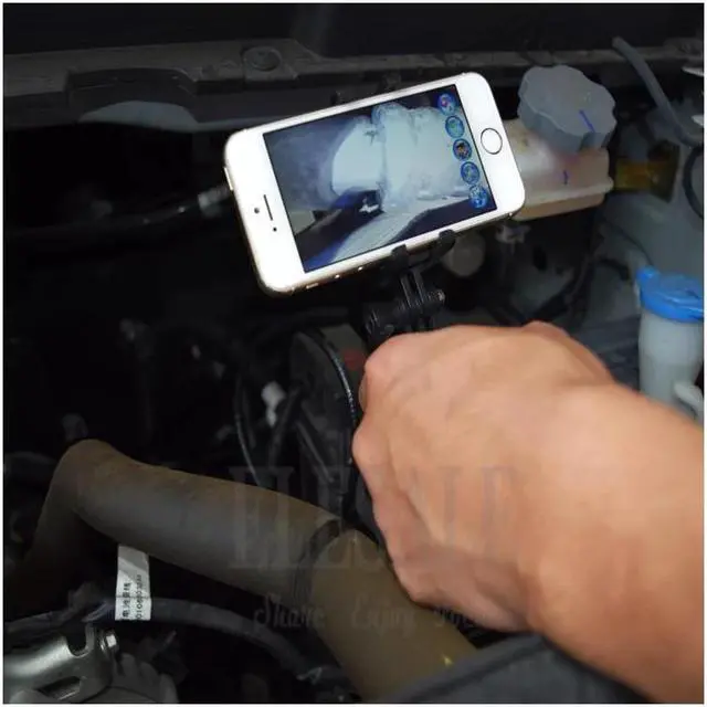 Alt view image 5 of 5 - Wireless Wifi Android iPhone Endoscope Camera With Waterproof 1m Hard Cable Snake Tube Pipe Borescope Inspect Camera