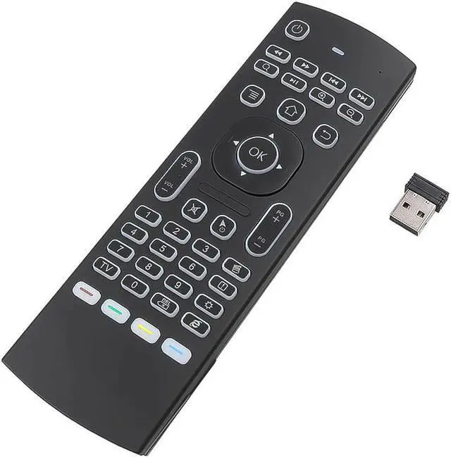 Alt view image 2 of 5 - MX3 Air Mouse Smart Voice Remote Control Backlit 2.4G RF Wireless Keyboard IR Learning For Android 9.0 TV BOX X96 H96 MAX