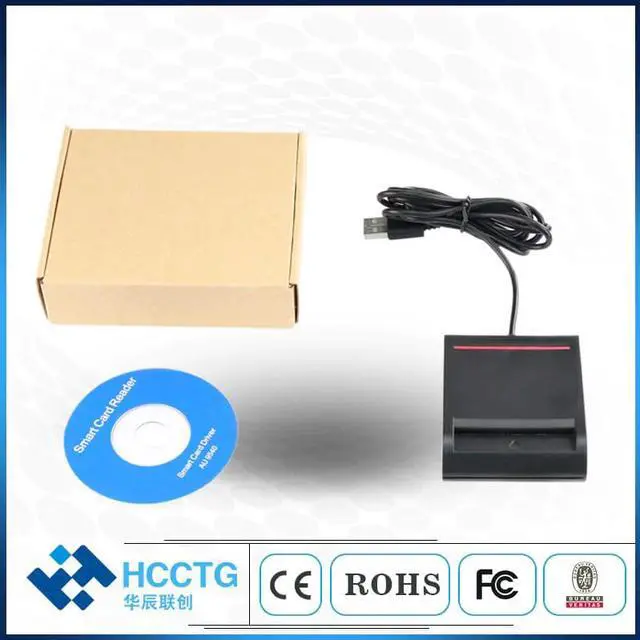 Alt view image 5 of 5 - ABS Contact ISO 7816 PC SC Compliant USB Smart Card Reader DCR30