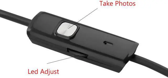 Alt view image 4 of 5 - 1M 2M Soft Wire 5.5mm Lens Endoscope Camera Waterproof PC/Android Borescopes Inspection Camera For Pipe Car Repair Endoscope