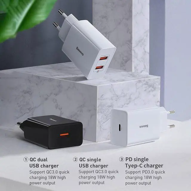 Alt view image 4 of 5 - Mini USB Charger 18W Quick Charge 3.0 For iPhone11 XS XR  Fast Charge PD3.0 AFC FCP For  S10 Phone Quick Charger