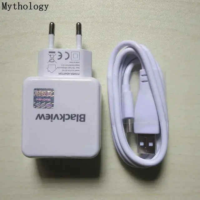 Main image of Adapter For Original  BV9700 Pro BV9600 BV6800 BV9000 BV9800 P6000 Pro EU Travel Charger Plug USB Type C Cable