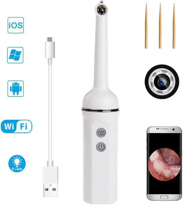 Main image of Dental Camera HD Intraoral Endoscope Wifi Tooth Handheld Oral Borescope Inspect Camera Teeth Whitening Tool for Phone