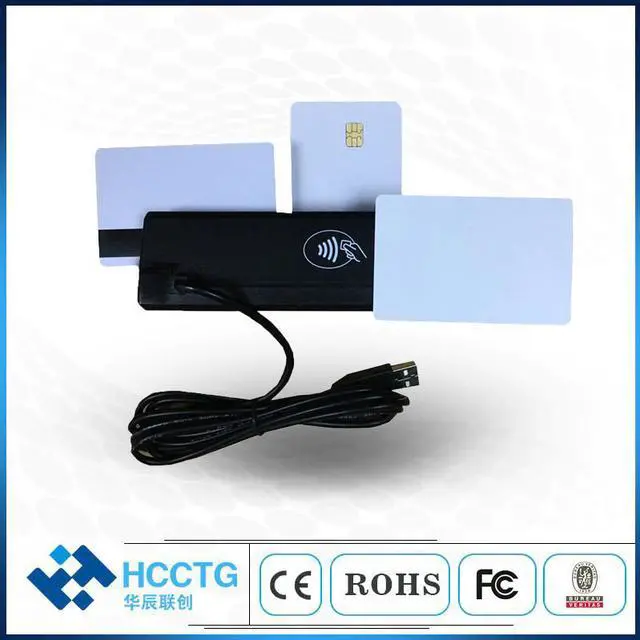 Alt view image 3 of 5 - in one RFID Smart card USB MSR NFC+ Magnetic +Chip card reader/ writer free SDK +10pcs magentic card HCC110