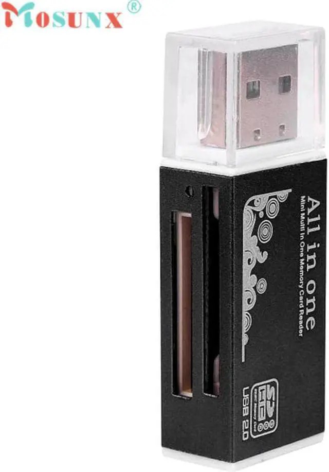 Main image of Advanced U disk Top Department quality USB 2.0 All in 1 Multi Memory Card Reader For Micro SD SDHC TF M2 MMC 1PC