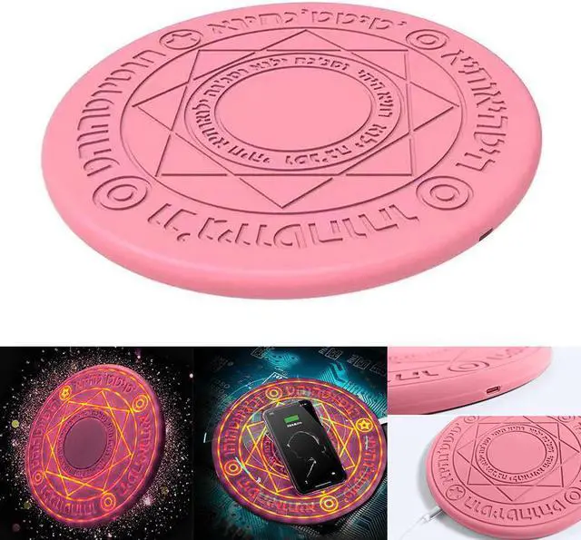 Main image of Circle 10W Qi Fast Charging Pad Wireless Phone Charger For iPhone X XS XR For Huawei Honor Mate 30 Pro P30 Pro Universal