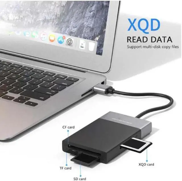 Alt view image 5 of 5 - USB 3.0 To XQD CF TF Card Reader SD Memory Card Reader For Micro SD TF USB OTG Cardreader Adapter For PC Notebook For Mac