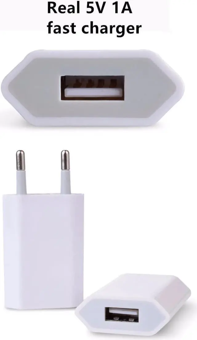 Alt view image 2 of 4 - 10PCS Lot Travel Wall Charging Charger Power Adapter USB AC EU Plug For  iPhone X XS MAX MR 8 7 6 6s 5 5S SE 5C 4 4S 3GS
