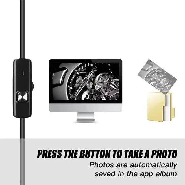 Alt view image 4 of 5 - 1Set 3IN1 Industrial Endoscope Camera 3.9MM Mini Waterproof USB Borescope Inspection Camera for Android OTG Phone PC Kit