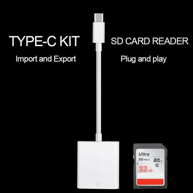 Alt view image 5 of 5 - C05 Type-C Multi Adapter For PD charging USB connector SD TF CF Card Reader for Macbook Laptop iPad pro HUAWEI Xiaomi