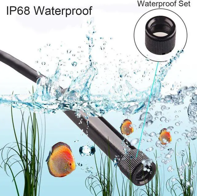 Alt view image 2 of 5 - 720P 8mm Endoscope Camera Usb Type-C 3 In 1 Android Camera Borescope For Android Phone PC Laptop Otoscope Inspection IP68 Camera