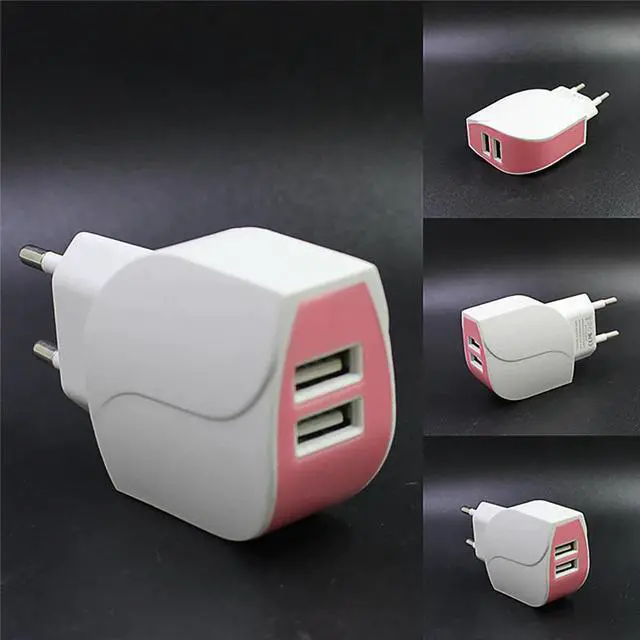 Main image of Universal EU Plug USB Fast Charger Mobile Phone Wall Travel Power Adapter for Lady Cell Phone Charging
