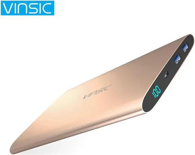 Alt view image 2 of 5 - 15000MAH Dual USB Compact Size Slim Ultra Thin Power Bank Battery Charger Power Supply for Smartphones