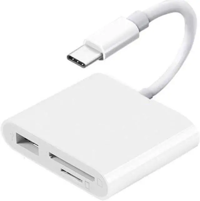 Main image of 3-in-1 USB-C Card Reader USB Adapter Multifunctional OTG Type-C Phone Laptop Computer Accessories for Digital Memory Cards
