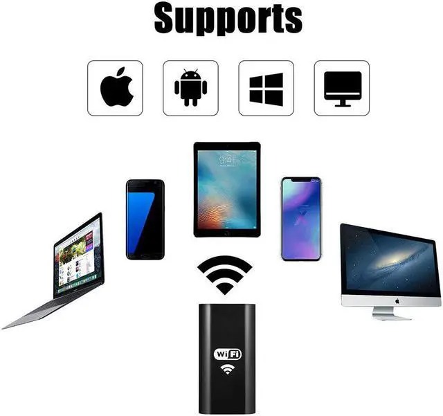 Alt view image 3 of 5 - 8mm 1/2/3/5M WIFI Endoscope Camera Mini Waterproof Soft Cable Inspection Camera USB Endoscope Borescope IOS Endoscope For Iphone