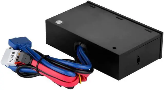 Alt view image 4 of 5 - Hot Multifuntion 5.25" Media Dashboard Card Reader USB 2.0 USB 3.0 20 pin e-SATA SATA Front Panel