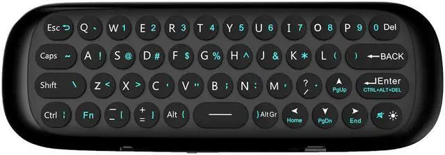 Alt view image 4 of 5 - W1 2.4G Air Mouse Wireless Keyboard Remote Control Infrared Remote Learning 6-Axis Motion Sense Receiver for TV TV BOX PC
