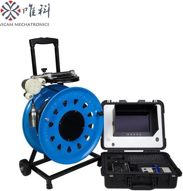 Main image of Surveillance cable 200m borehole inspection camera deep well camera with meter counter