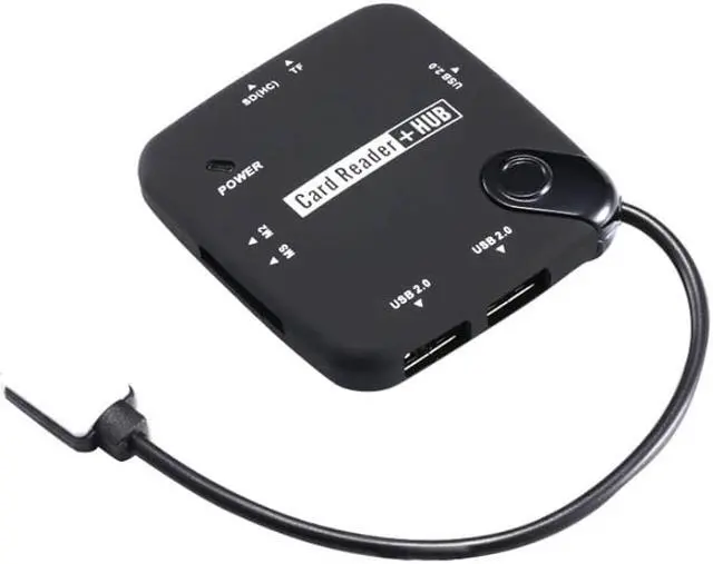 Alt view image 4 of 5 - 3 Port OTG USB 2.0 Powered Adapter Hub Memory Stick Micro Card Reader Hub Top Quality (Without USB cable)